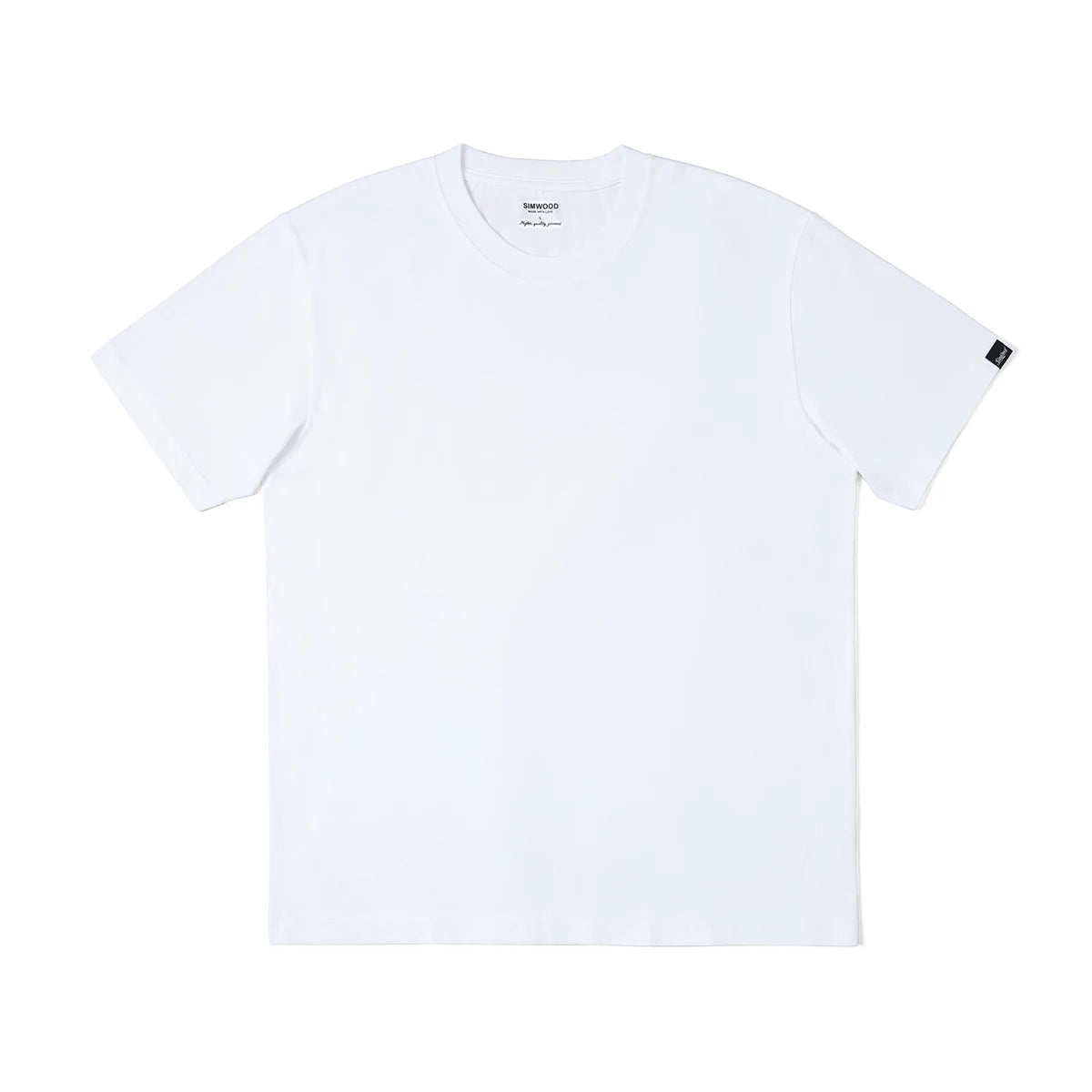 HUE & STITCH Summer New 100% Cotton White